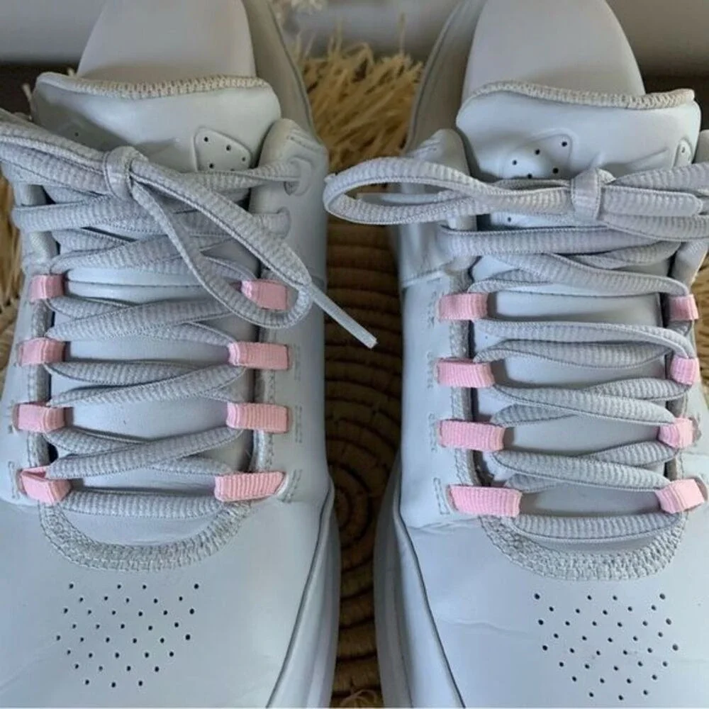 NIKE Golf Women's Air Zoom Accurate Golf Shoes Spikes 909735-002 Platinum 9.5W
